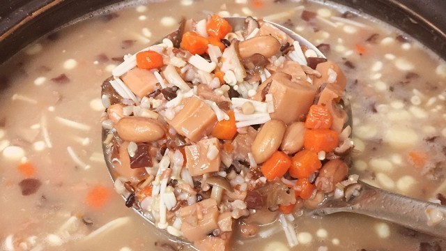 養顏美容花生蓮藕粥